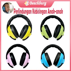 【in stock】0-3 Tahun Pengurangan Kebisingan Penutup Telinga anak-anak Yang Kedap Suara Hadiah untuk Bayi Baru Lahir Kuning/Hijau/Biru/Merah Muda Lindungi Pendengaran Anak Dengan Mudah Hadiah Lebaran