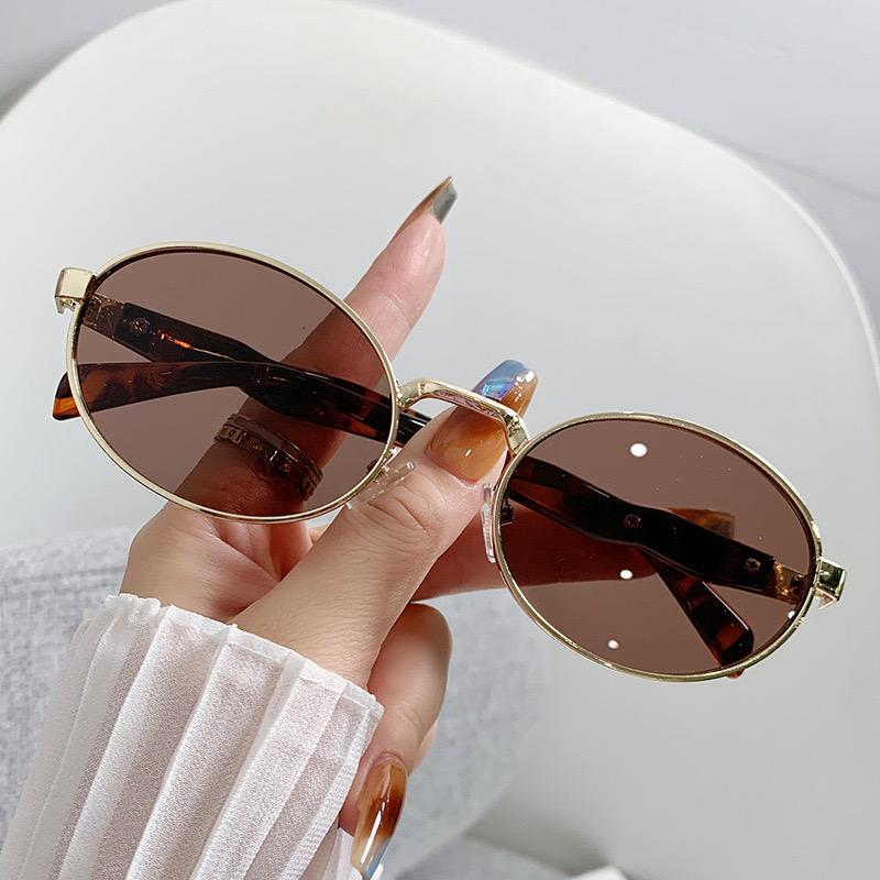 Product Introduction of Kacamata Hitam Wanita Fashion Oval ABL9000PR Full Set Box dan lap Sunglasses 16