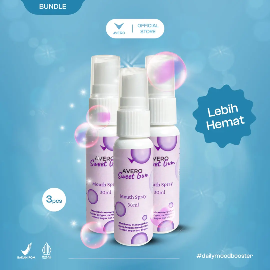 Super Hemat 3pcs Sweet Gum Mouth Spray