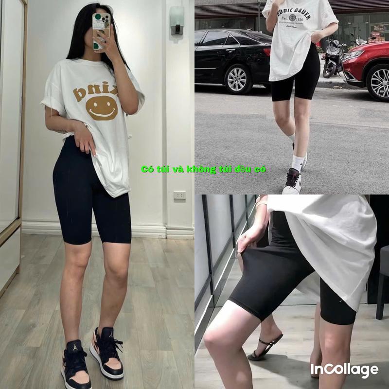 Combo 3 Quần Legging Lửng Loại Xịn Chuẩn Fromm Chất Dày Dặn Co Giãn 4 Chiều,Quần Nữ Ôm Bó Tôn Dáng Đẹp
