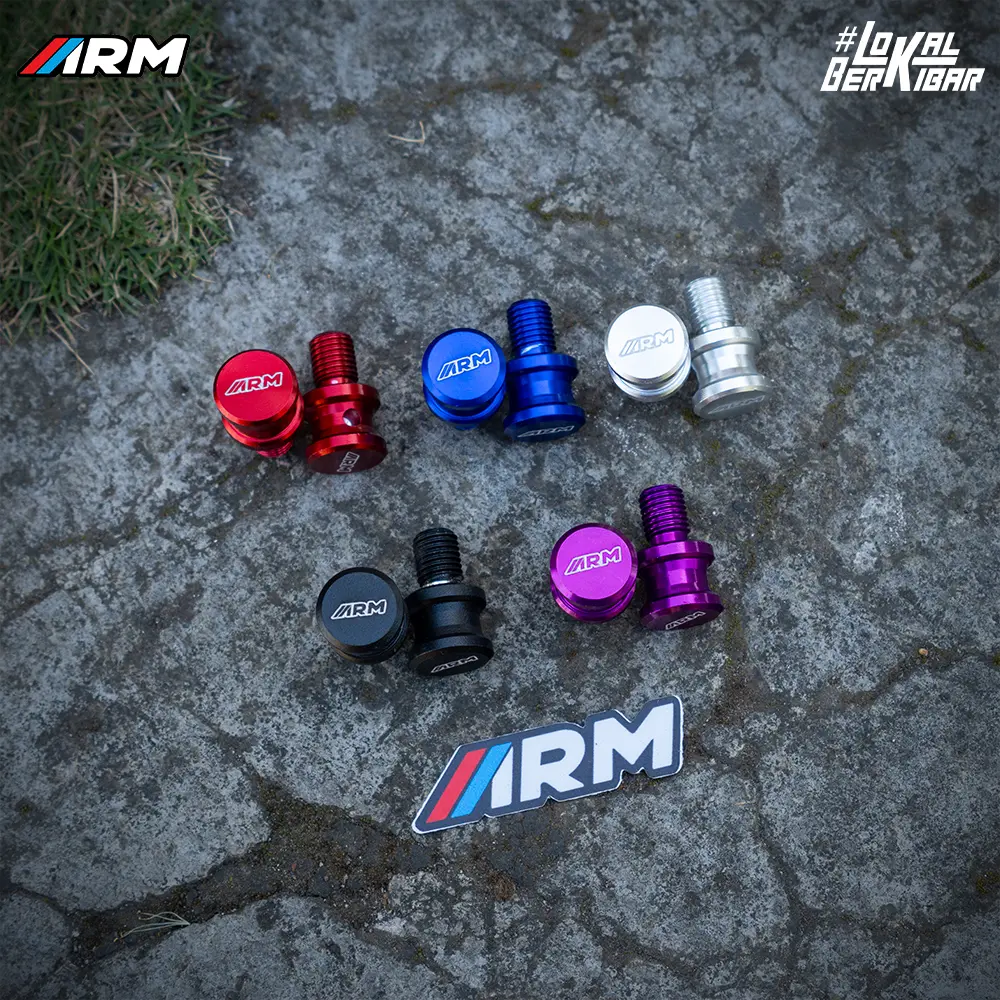￼Tutup Baut Spion Tutup Ulir Spion Honda & Yamaha FULL CNC Merk ARM (Vario, Scoopy, Beat, dan Honda All Series) (Aerox, Nmax, Lexi Yamaha All Series)