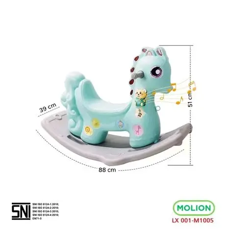 MOLION SNI Anak kuda Rocking Angel hourse Mainan edukasi anak kuda