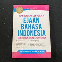 Gambar Panduan Lengkap Ejaan Bahasa Indonesia Tata Bahasa, Majas & Peribahasa dari KETEMUBUKUONLINE Kab. Sleman 3 Tokopedia