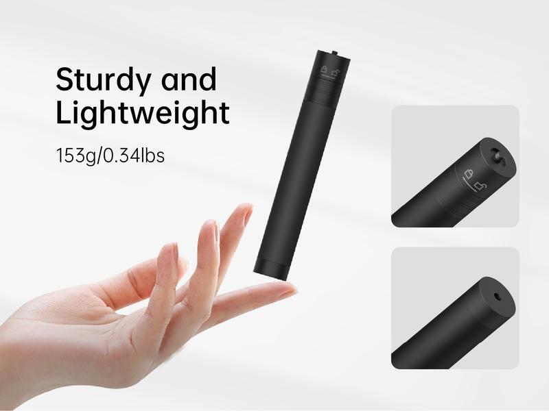 Product Introduction of AOCHUAN Gimbal Extension Rod, 29" Extension Pole for DSLR Cameras, Adjustable Selfie Stick with 1/4 Screw Interface, Compatible with a Range of Handheld Gimbal and Other Universal Interface Devices 1