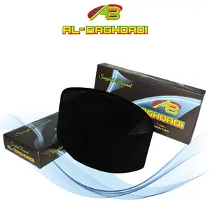 Peci Kopiyah Songkok Hitam Polos Ac Nyaman Peci Kopiah Pria Dewasa Topi Anak Anak Laki-laki Songkok Bahan Premium santri