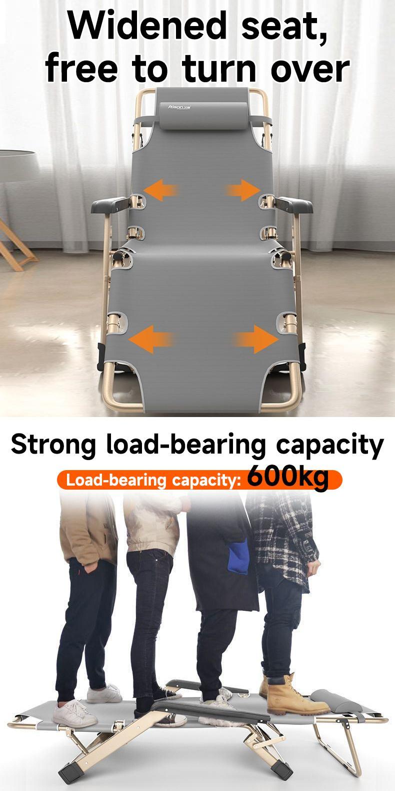 Product Introduction of 【SG Local Seller】Upgrade 200cm Foldable Single Sofa Bed With Mattress Folding Lazy Sleeping Army Chair Portable Camping/Office/Home/Living Room Recliner Lounge Chair Bed 50