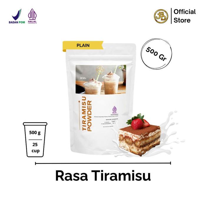 Gambar JBD Premium TIRAMISU Bubuk Minuman Rasa TIRAMISU 500gram BPOM HALAL dari Jakarta Bubble Drink Kota Administrasi Jakarta Selatan Tokopedia