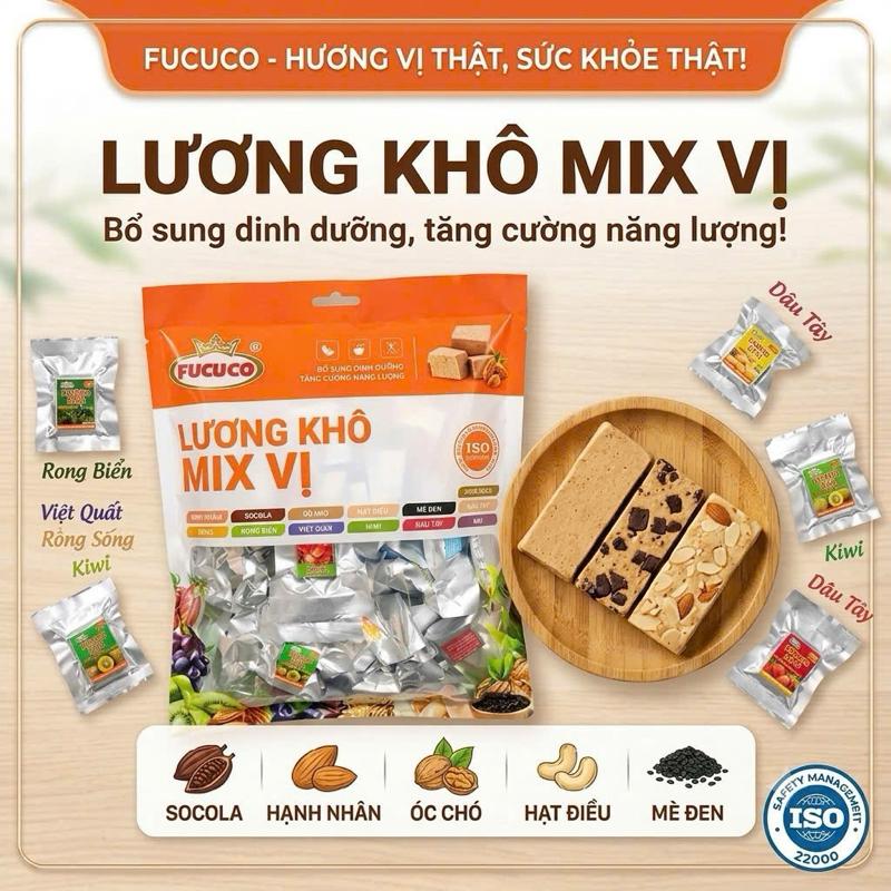 Lương Khô Mix 13 Vị FUCOCO Sự Lựa Chọn Hoàn Hảo ,Năng Lượng Cả Ngày
