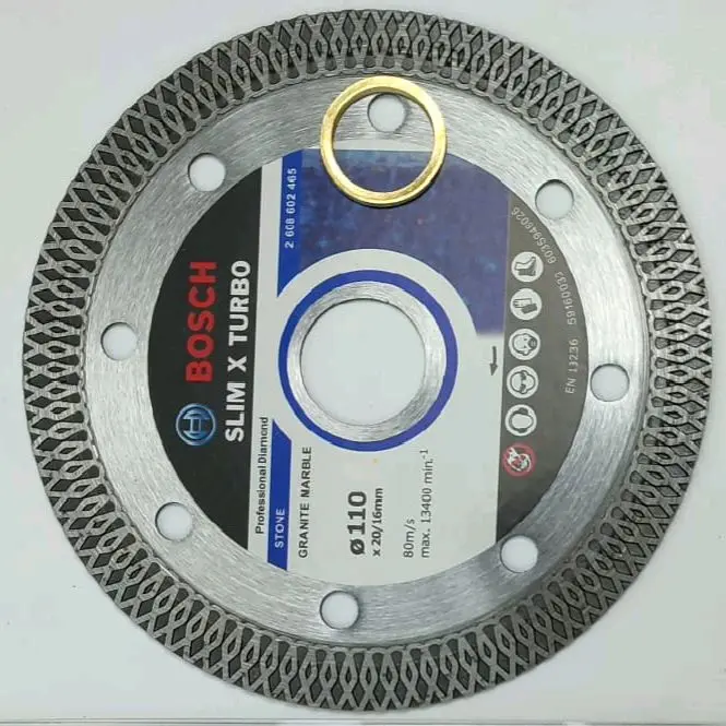 Mata Pisau Potong Slim X Turbo 110mm / Diamond Wheel Batu Granit Marbel BOSCH 4