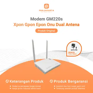 Modem Xpon GM220-S Gpon Epon Onu | Dual Antena Original Bonus Adaptor