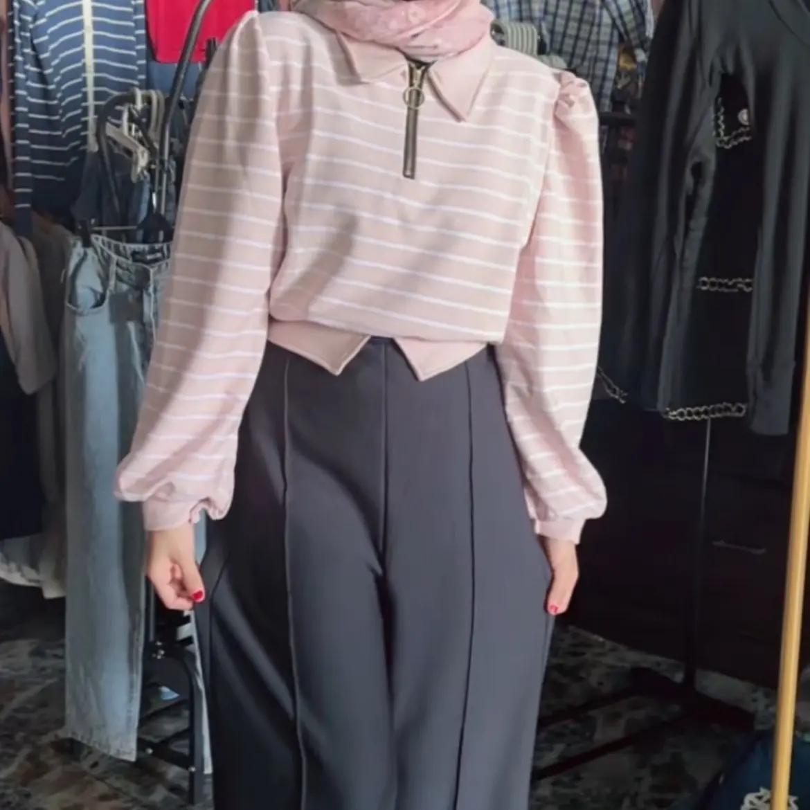 One Set Knit Dayana Peach