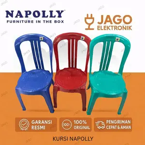 [ CARGO/INSTANT ]Napolly | Kursi Plastik sandaran Napoly Big 101 | Kursi senderan