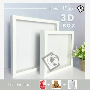 Bingkai 3D Box 4R 5R 6R 15x15cm 20x20cm Scrapbook | Gift Birthday