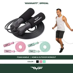 WANNAFIT Skipping Fitcoach | Lompat Tali Speed Jump Rope | Alat Olahraga Rumah & Outdoor