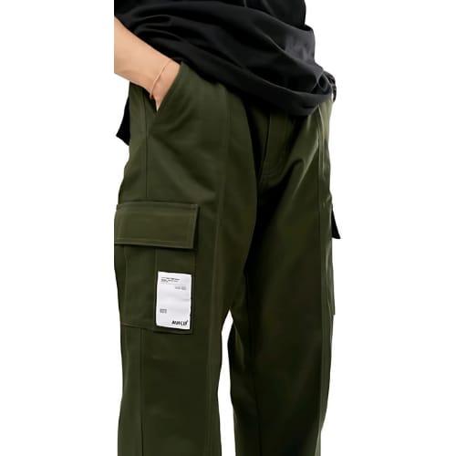 Celana Cargo Komprang Panjang Pria Wanita Streetwear - Korean Style Unisex Elastic Waist CARGO PANTS joker straight 5