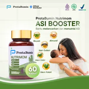 **Protabumin Nutrimom ASI Booster – Bunda Pelancar ASI, Kaya Nutrisi, BPOM & Halal [Rekomendasi Dokter dan Bidan, Solusi ASI Lancar untuk Ibu Menyusui Pasca Persalinan]