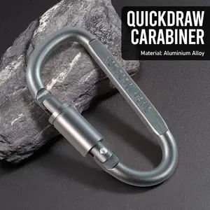 KARABINER CARABINER RING HOOK GANTUNGAN TAS KUNCI ALUMINIUM AT7600