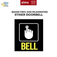 Gambar Stiker Sticker Vinyl Penunjuk Door Bell Button dari ALMO Smart Home Kota Tangerang Selatan 1 Tokopedia