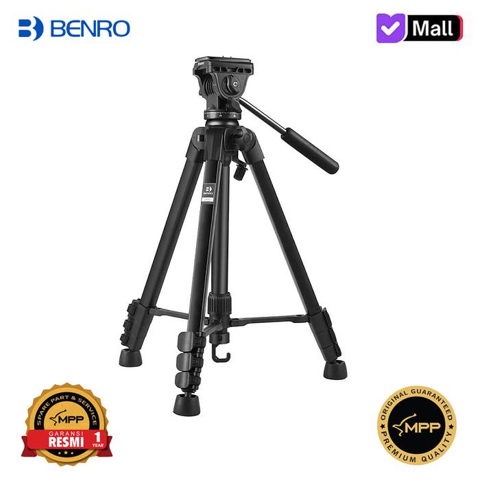 Gambar Tripod Kamera Benro T891 Photo and Video Hybrid Tripod with Fluid Head dari Benro Indonesia Kota Tangerang Tokopedia
