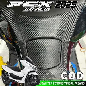 STICKER CARBON 3D DOFF TANKPAD PELINDUNG TANGKI PCX 160 TERBARU 2025 / PCX 160 ROADSYNC 2025