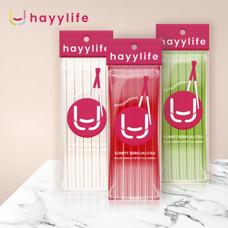HAYYLIFE Sumpit Melamin Isi 10 Pasang / Sumpit Mie Melamine / Melamine Chopsticks 24 CM Food Grade Tersedia Warna Hitam Merah Putih HL-AAC578