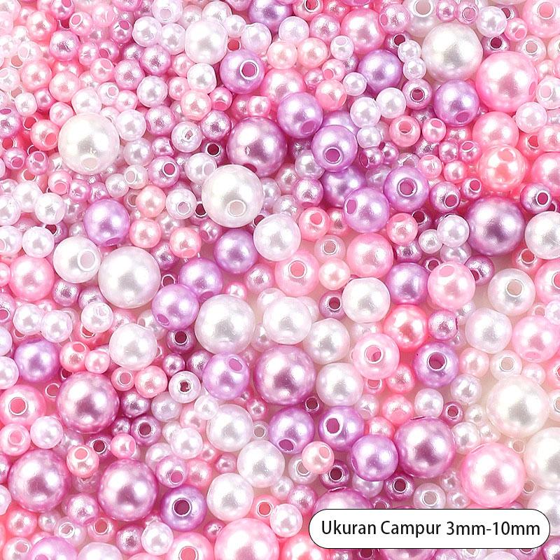 QIAO – Mix Size DIY Craft Beads 1000 pcs | Bahan Aksesoris untuk Gelang, Kalung & Dekorasi
