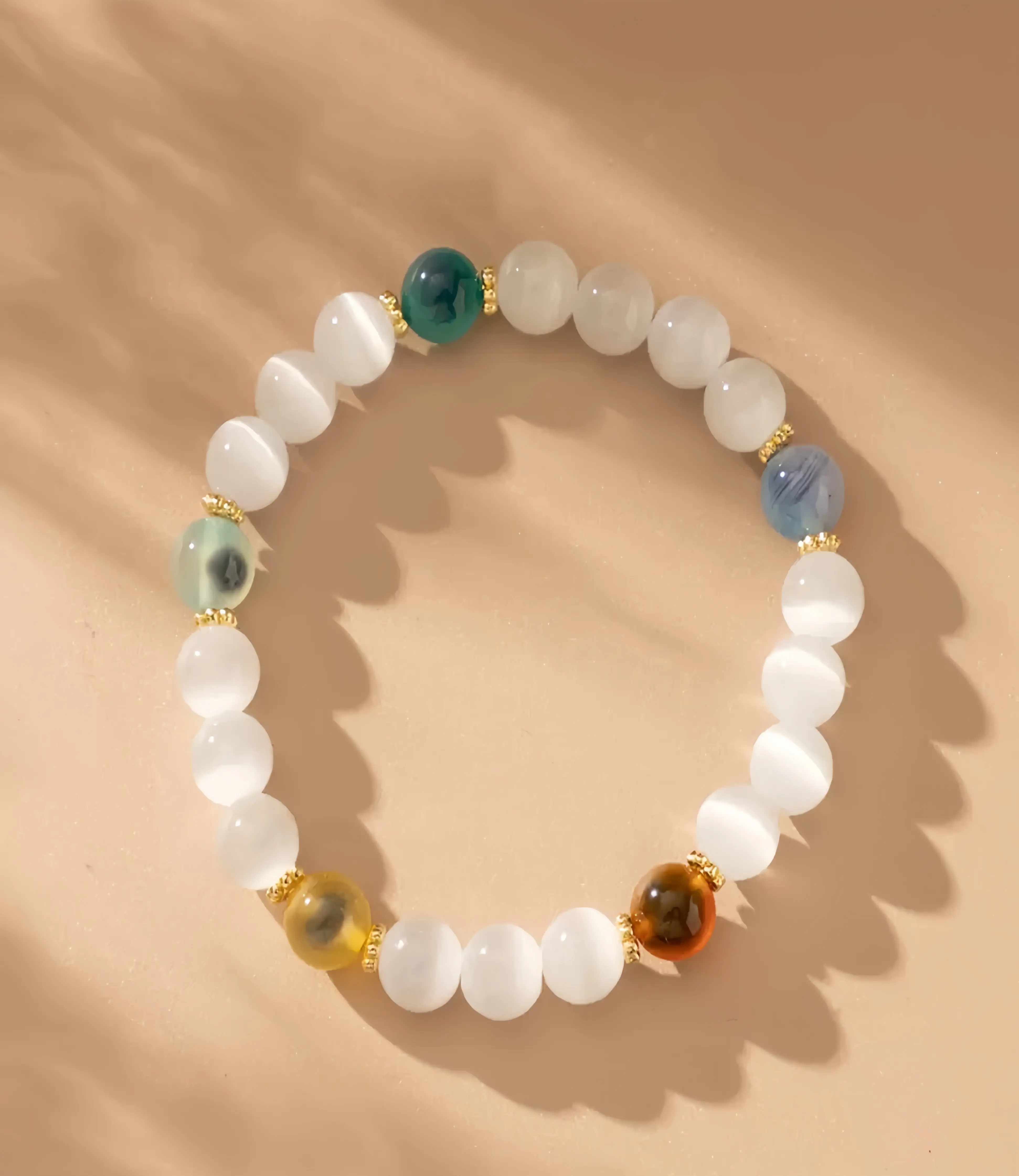 B223 Gelang Batu Cat's Eye Stone High Quality