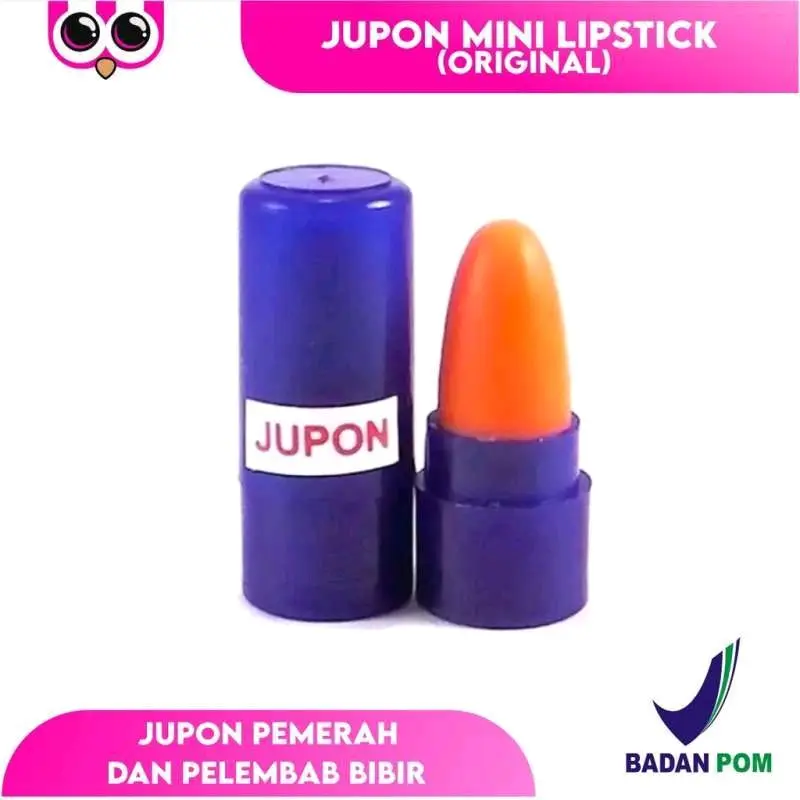 LIPSTIK JUPON MINI ORIGINAL BPOM - JUPON PEMERAH BIBIR - BPOM NA 18161302239 Lipstick Gloss