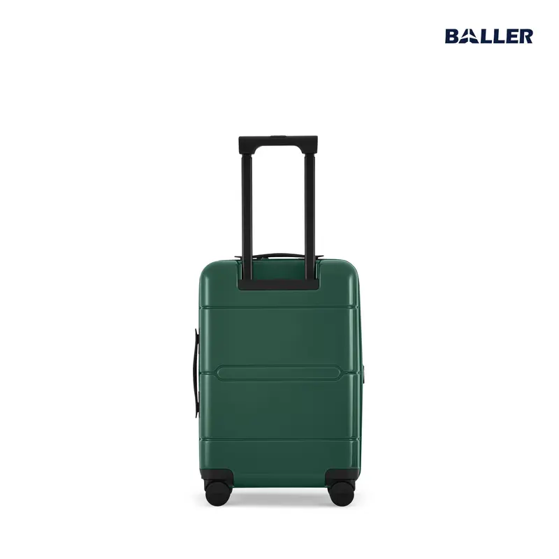 BALLER Koper Expandable Zipper Polycarbonate Carry On 20 inch Gloss Green - Koper Kabin Kecil Travelling TSA Lock 5