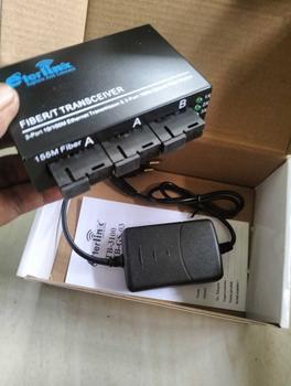 Product Review of 【SupportPOE】3F2E Fiber Optik Media  Converter Single Mode 2 Rj45 Dan 3 Sc Port 10/100Mbps Asli Import from d**e 0