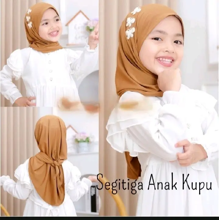 JILBAB ANAK KUPU LUCU JILBAB ANAK Instan Kerudung Muslim