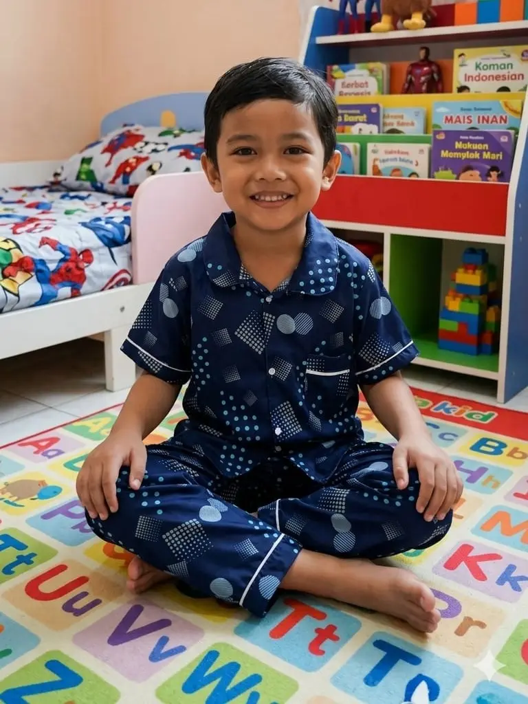 Setelan Premium baju tidur anak unisex/motif fullGambar usia 13 - 15 tahun/setelan baju tidur/piyama anak