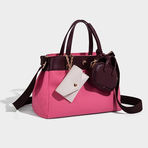 Envoy canvas satchel Tas Wanita Top Handle Tas cantik Tas Selempang