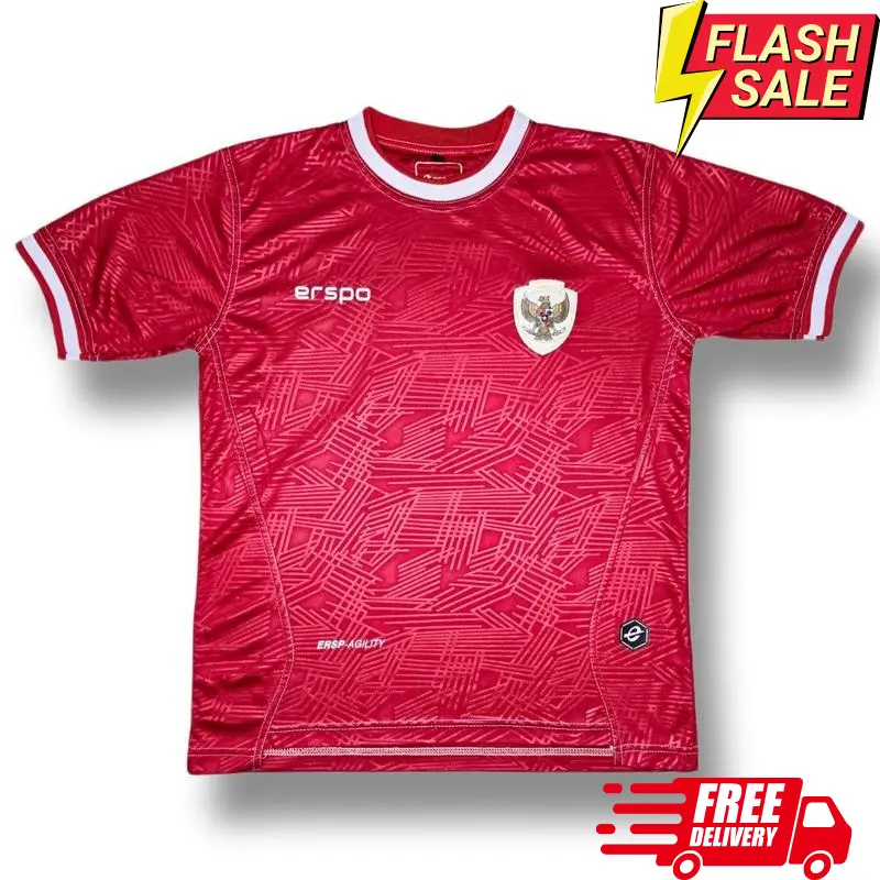 Jersey Timnas ERSPO HOME  Indonesia Jersey Olahraga Jersey Home Awas Jersey Sport