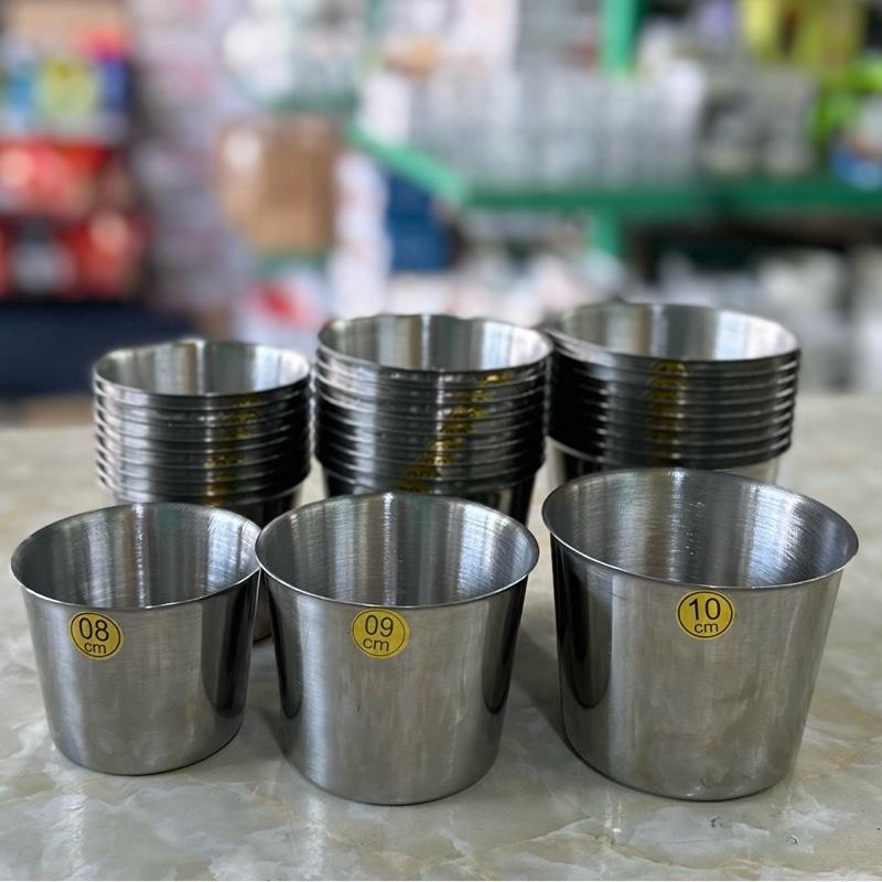 Set 10 Ly Inox 304 Cao Cấp 3 size- Ly Làm Nước Đá. ( Có set - TikTok ...