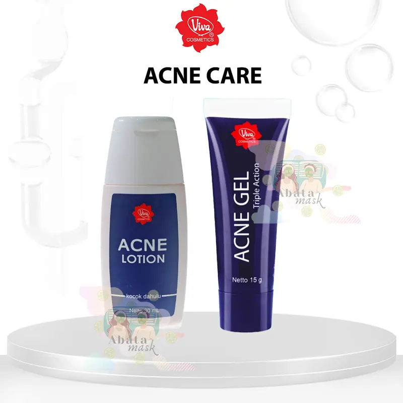 Viva Bundle Acne Gel Triple Action with Allantoin & Vit B5 dan Acne Lotion 0
