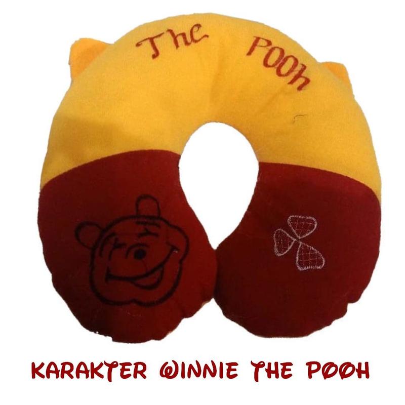 Product Introduction of Bantal Leher Karakter Anak Neck Travel Pillow - Doraemon - Bed, Keropi 4