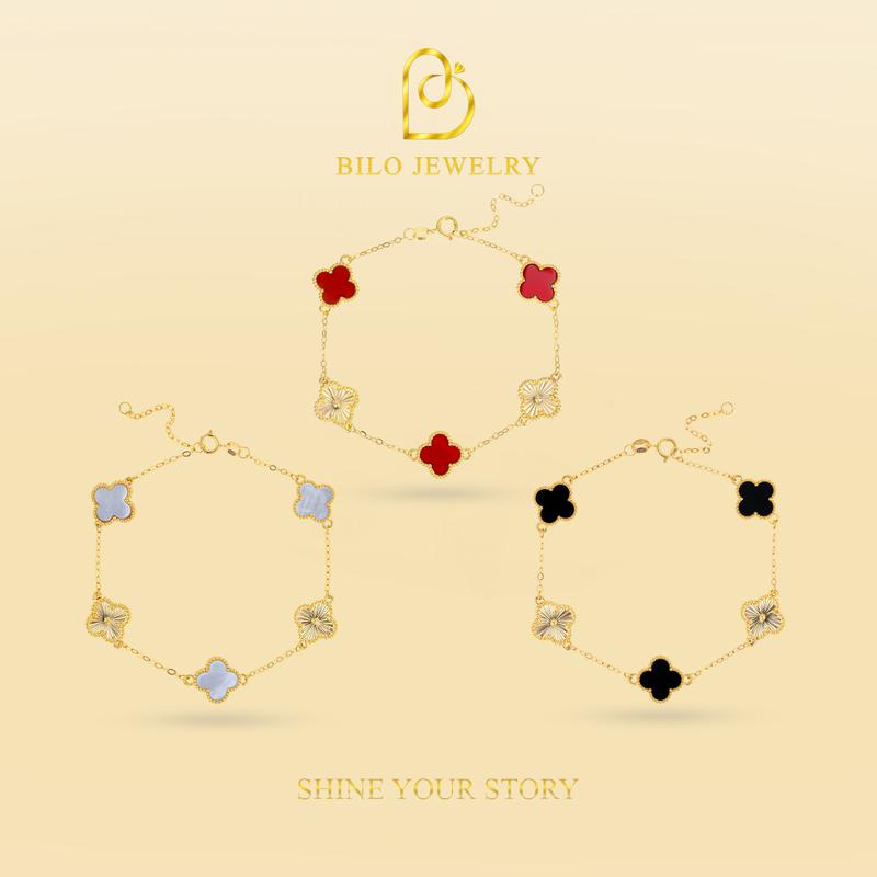 Phụ kiện lắc tay cỏ đá mix Bilo Jewelry • Phụ kiện thời trang