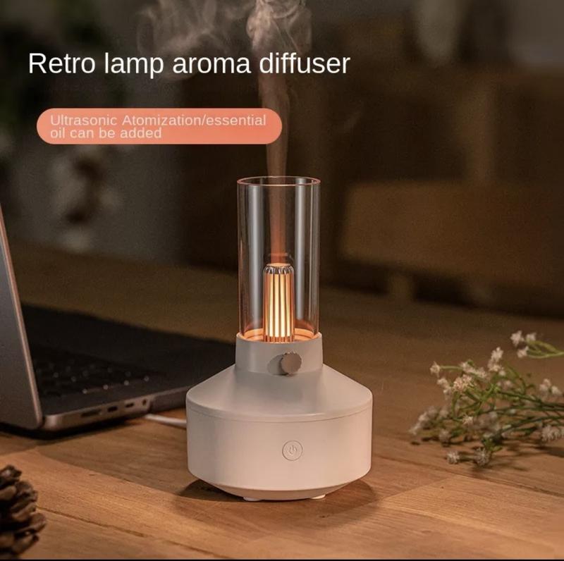 Product Introduction of Retro Diffuser Humidifier | 2-Stage Nightlight | Therapeutic Candlelight Mood Enhancer | Essential Oil 1