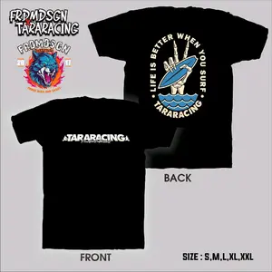 Kaos Unisex Combed24s Motif DTF Printing - Pakaian