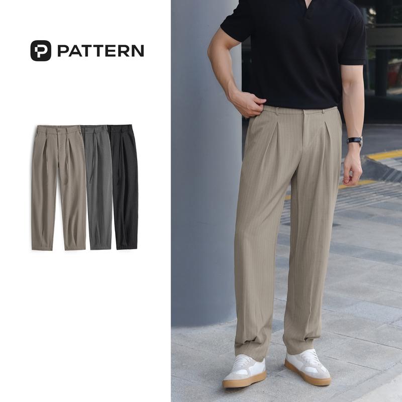 Quần Dài Thomas Pants Pattern Kẻ Sọc Xếp Ly Form Relaxed Fit PQ042