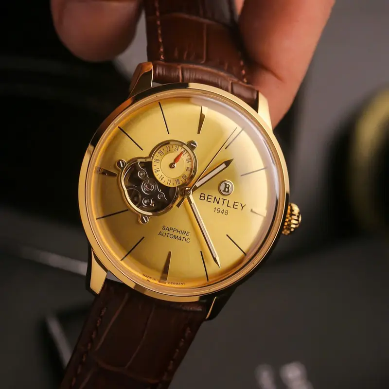 Đồng Hồ Cơ Nam Bentley BL1850 Chính Hãng | Nhà Phân Phối Chính Thức Phố Đồng Hồ | Kính Sapphire Size 40mm Bảo Hành 5 Năm 4