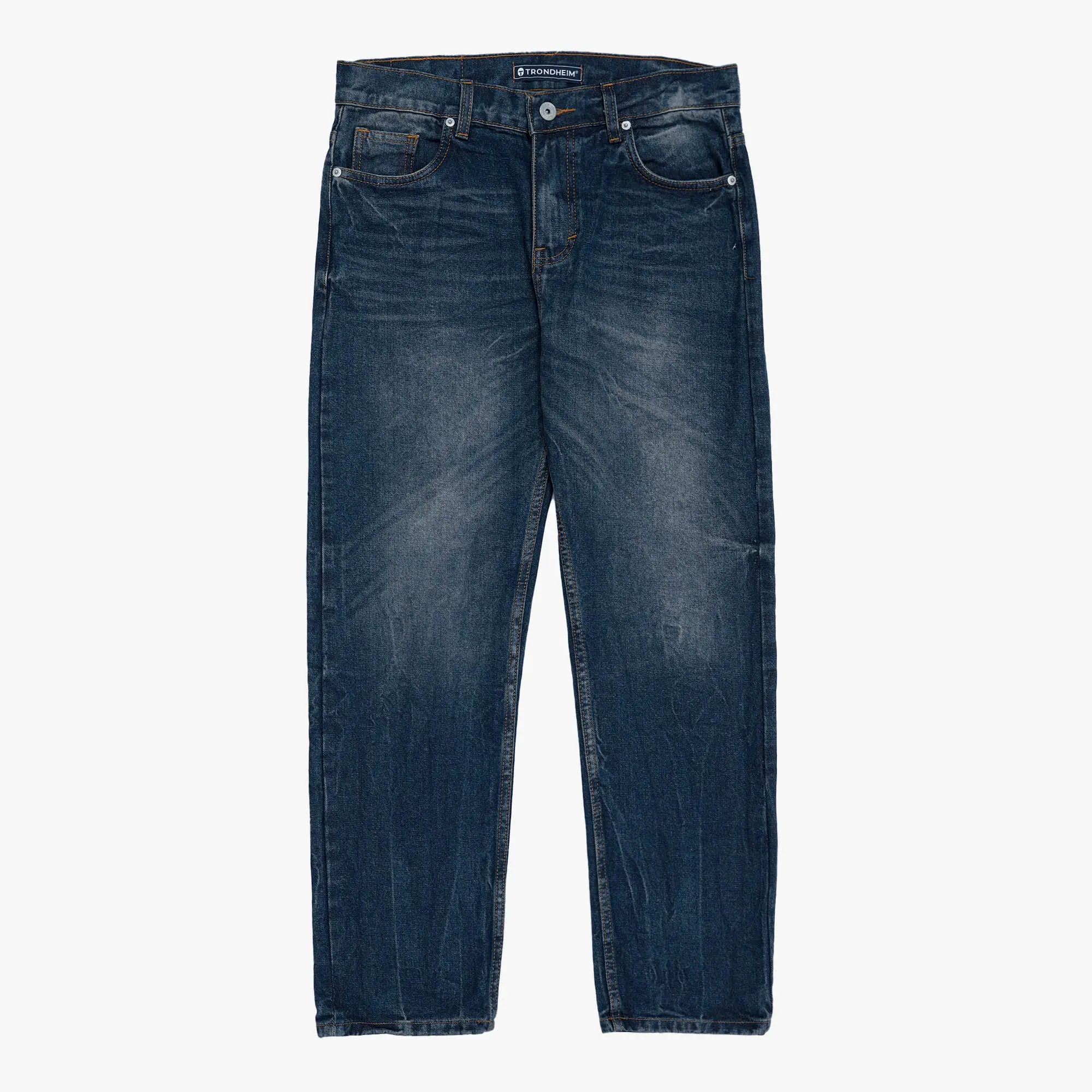 Trondheim Celana Jeans Denim Pria Reguler Reyes Tint Whisker regular