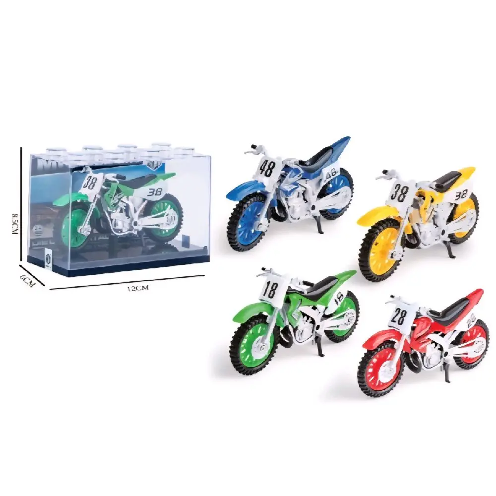 Diecast Motor Trail Alloy - Moto Cross Bike Motorcycle - Die Cast - Mainan Moto Cross Bike Motorcycle
