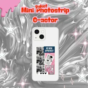 TANPA CASE | Paket MiniPhotostrip Kpop China Actor Photostrip idol kpop photocard photo decorate case Foto