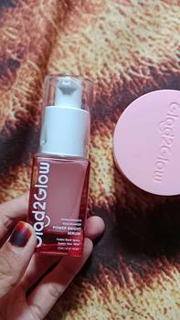 Product Review of [BPOM] Glad2Glow 2pcs bundle Skincare 2in1 Paket - Moisturizer+Serum Glowing Anti-acne Dark spot Barrier Bright Blueberry Ceramide Centella Berjerawat Memudarkan Mencerahkan Pencerah Wajah Arbutin Acid Extract Niacinamide Cooling Pelembab Melembutkan from m** 1