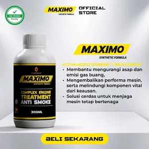 Maximo Engine treatment, PROMO TEBUS MURAH 1 BOTOL additive oil anti asap ngebul Car Kendaraan Mesin Oli