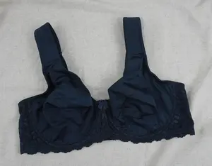 Bra Wanita Kawat Full Cup Tanpa Busa BONPRIX Mix Hias Lace Premium Pakaian Dalam Underwear BP932BLK