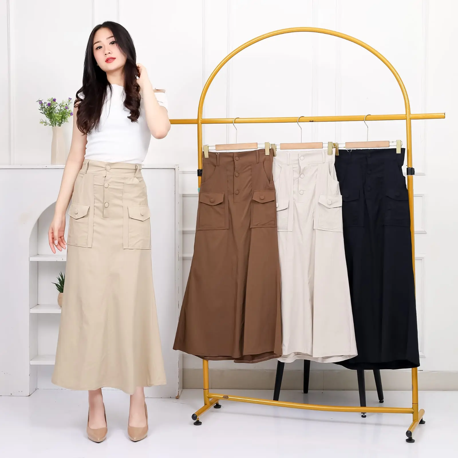 "Joanna" Mermaid Skrit / Korean Style / Rok Duyung / Bahan Softjeans Import / Melar / High Quality