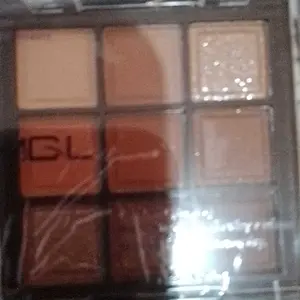 MGL Eyeshadow Chocolate Palette 9 Color Nude Brown Series Matte & Shimmer Natural Look